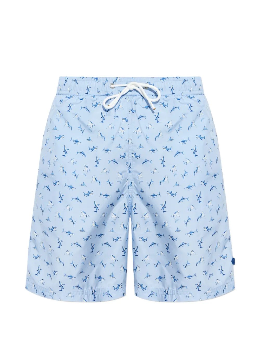 Paul & Shark shark-print swim shorts - Blu