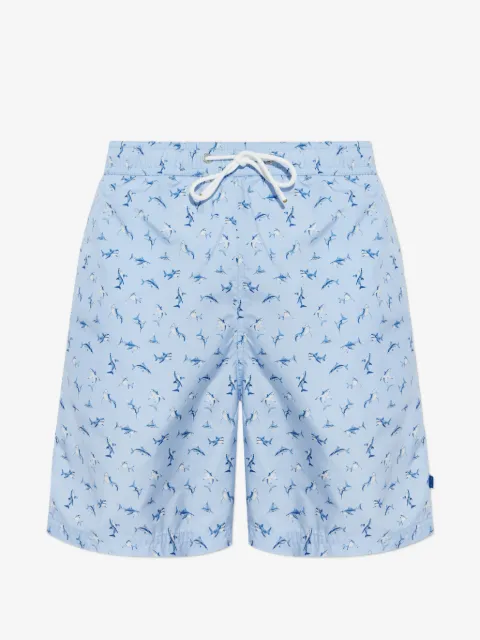 Paul & Shark shark-print swim shorts