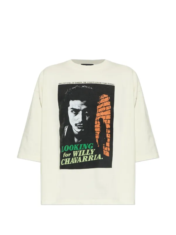 Willy Chavarria Looking for Willy T-shirt in Neutrals