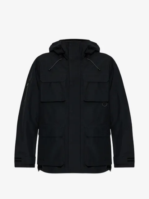 Moose Knuckles multi-pocket hooded jacket