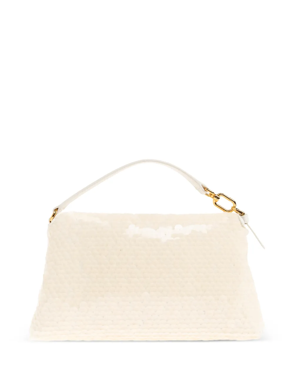  Furla Sequin Top Handle Tote Bag - Neutrals 