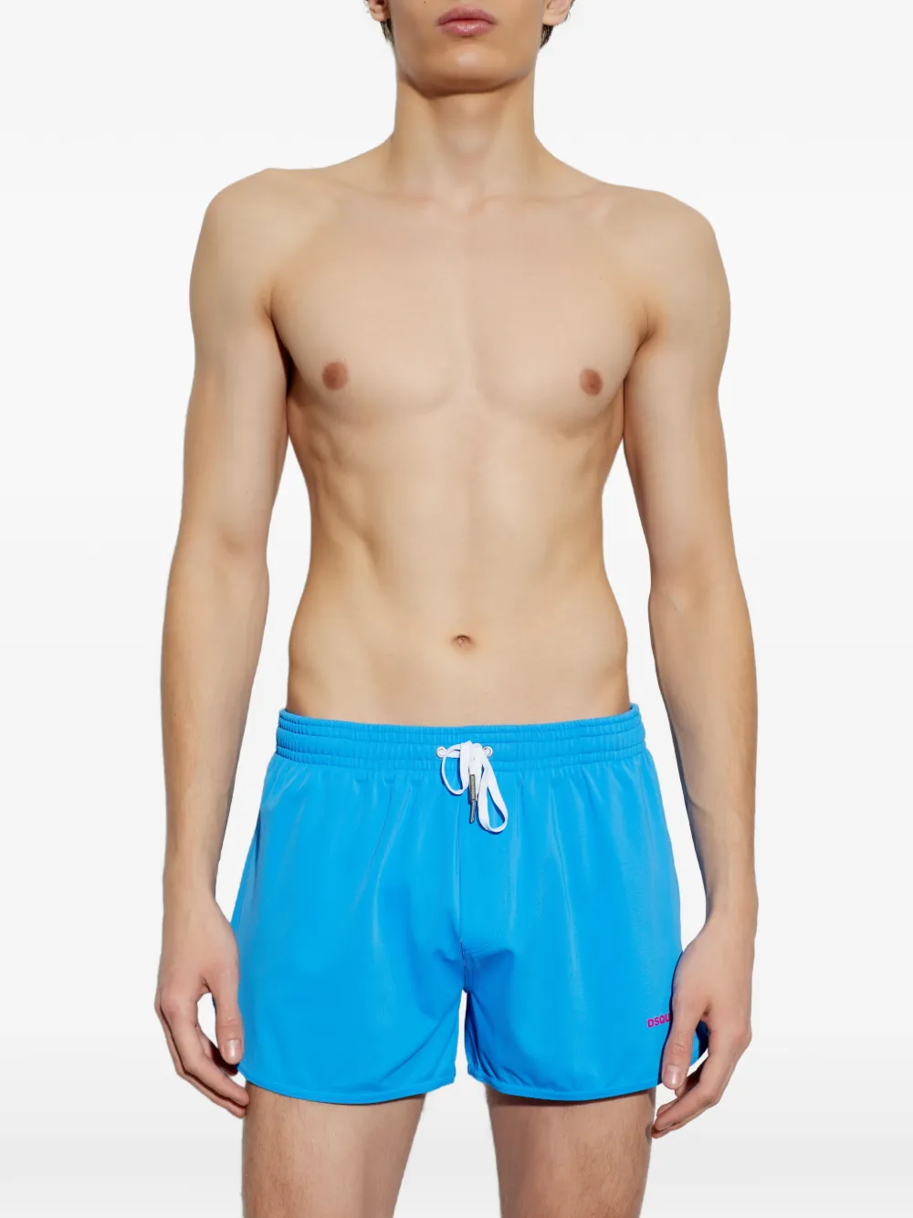  Dsquared2 Drawstring Logo Swimming Shorts - Blue 