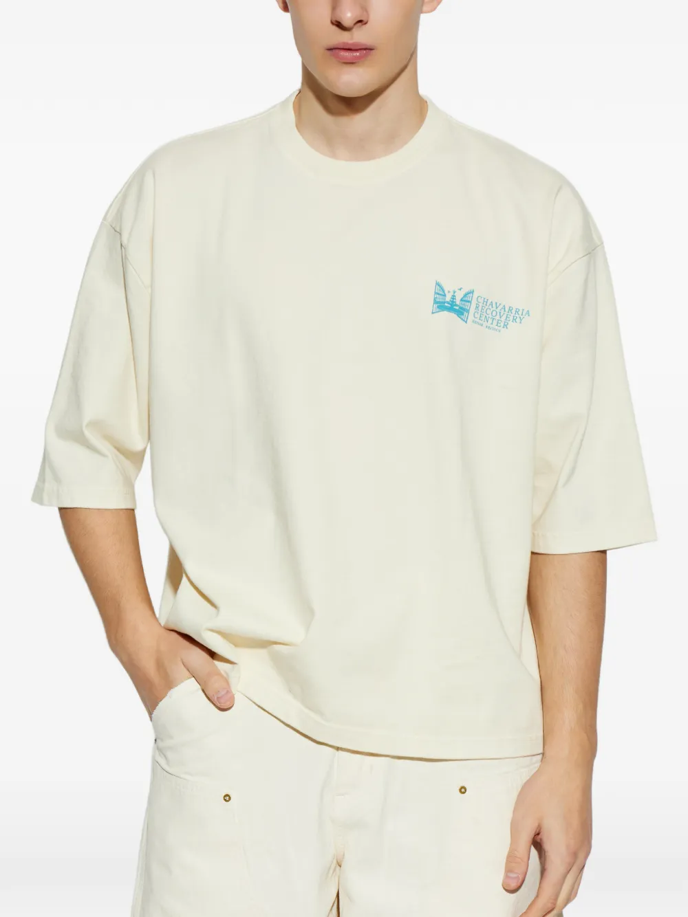  Willy Chavarria Print T-shirt - Neutrals 