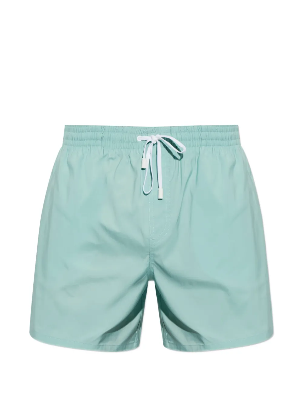 Balmain drawstring logo swim shorts - Blu