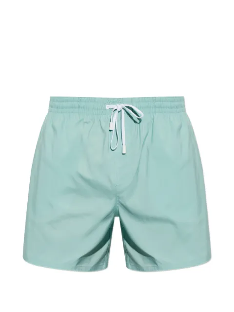 Balmain drawstring logo swim shorts