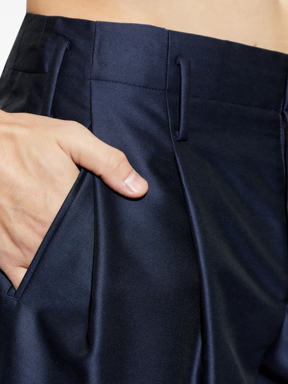 Kenzo Geplooide shorts Blauw