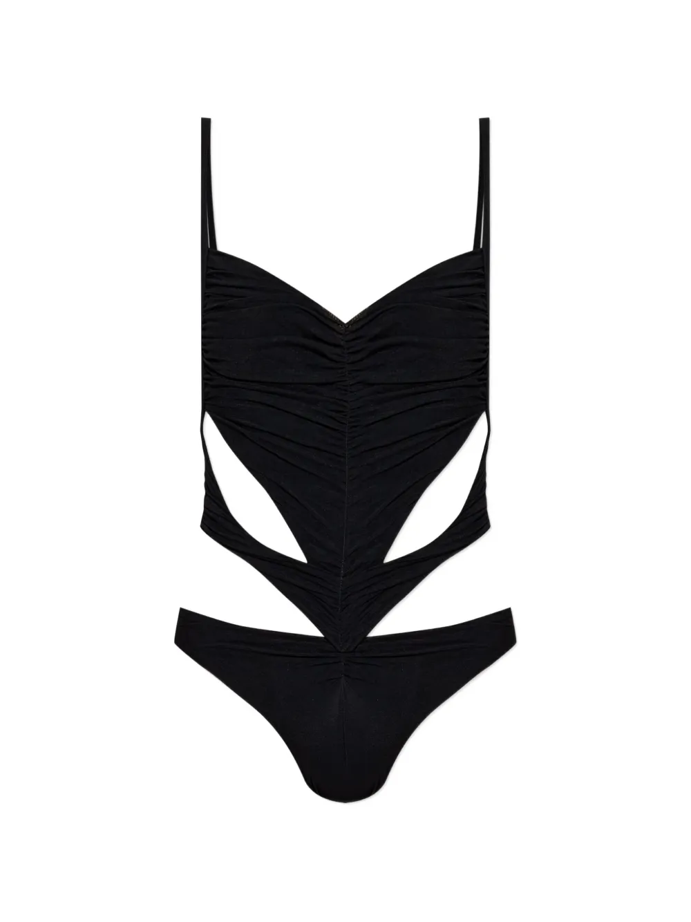 DSQUARED2 cut-out-design swimsuit - Nero