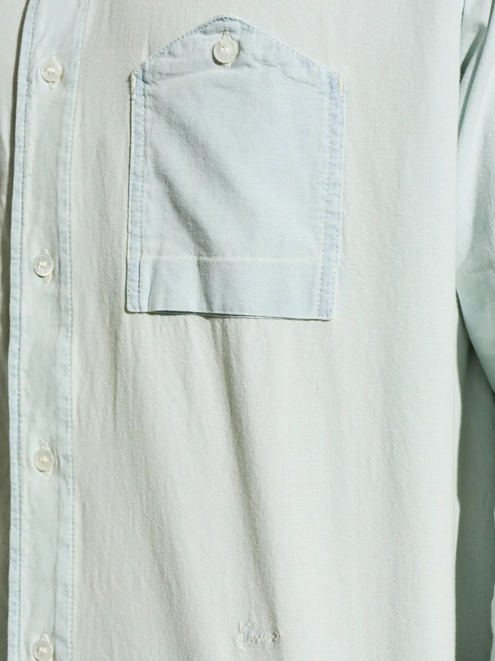 Kenzo Overhemd met zak Blauw