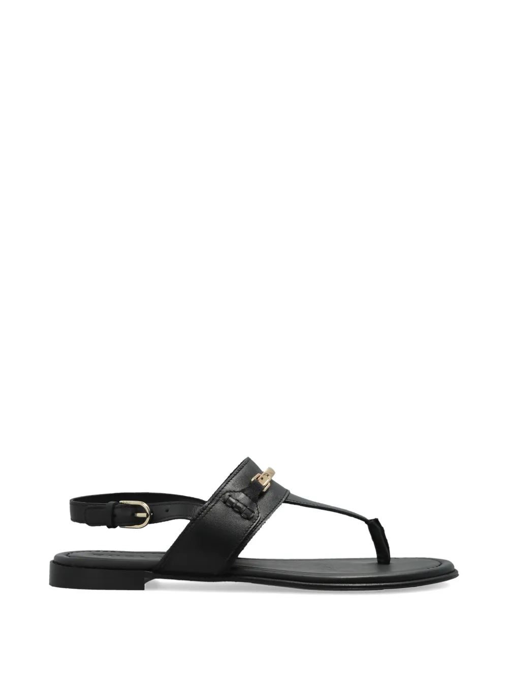 Furla Leren sandalen met bandjes Zwart