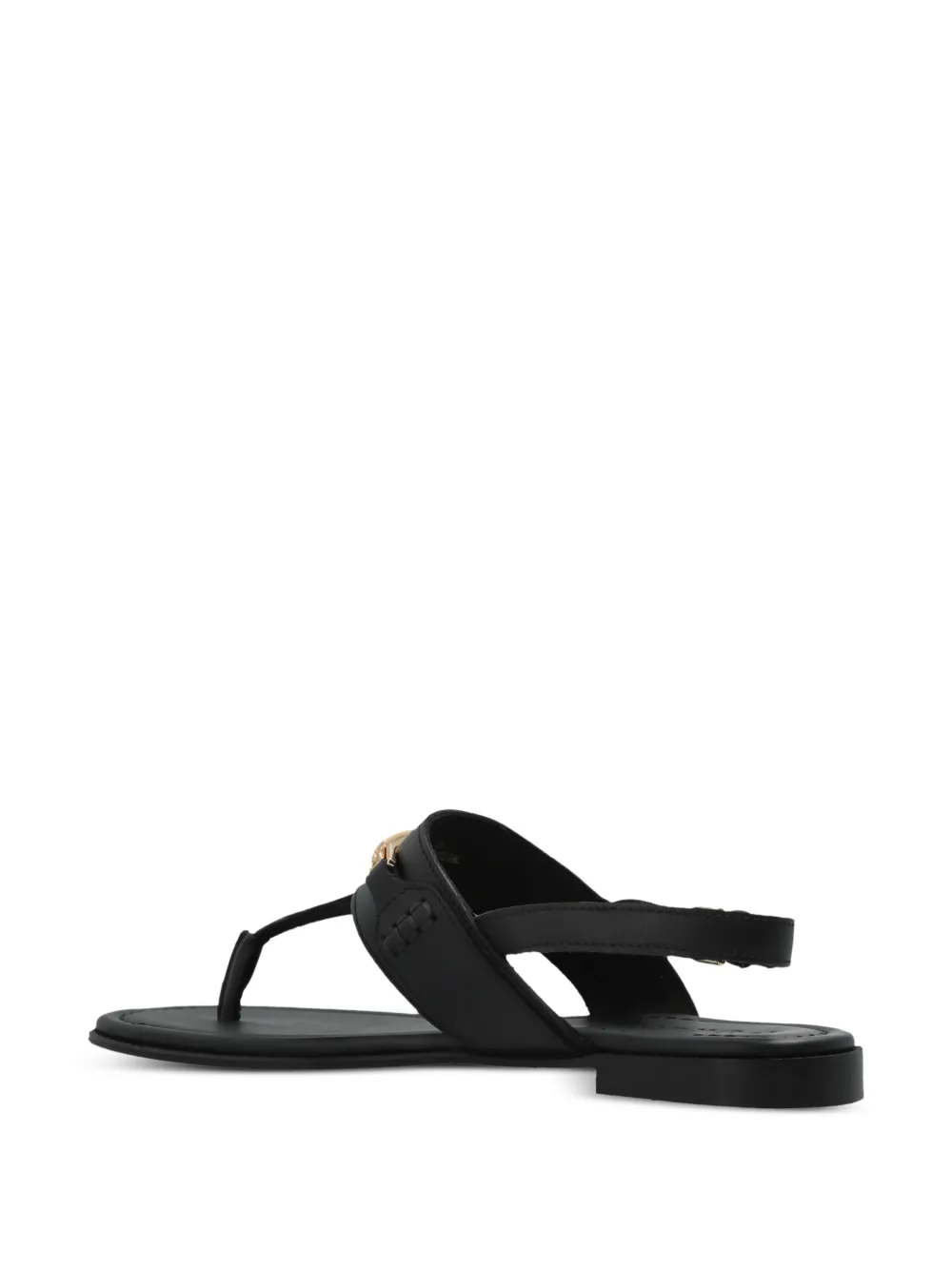 Furla Leren sandalen met bandjes Zwart