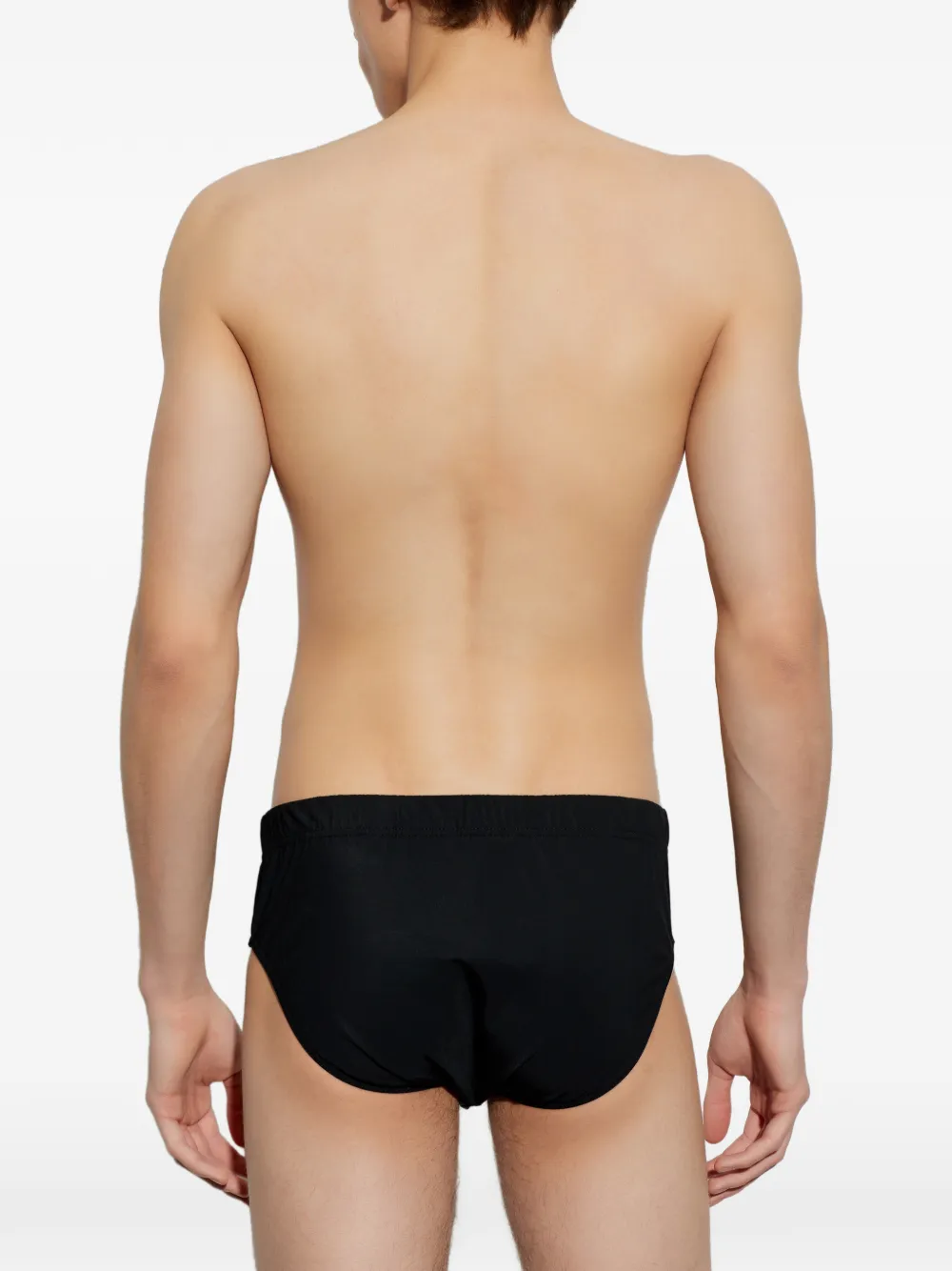  Balmain Logo Swim Briefs - Black 