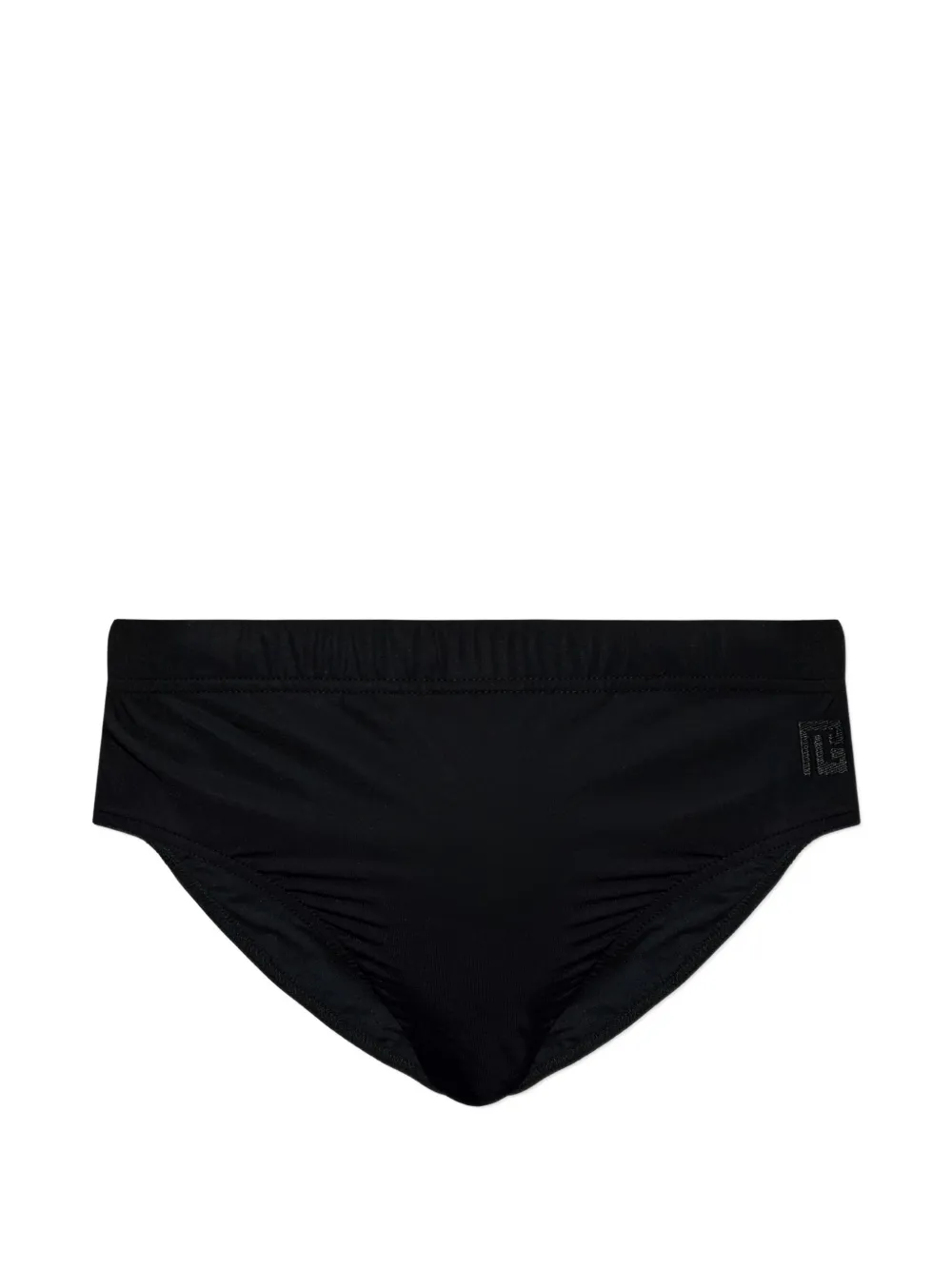 Balmain logo swim briefs - Nero