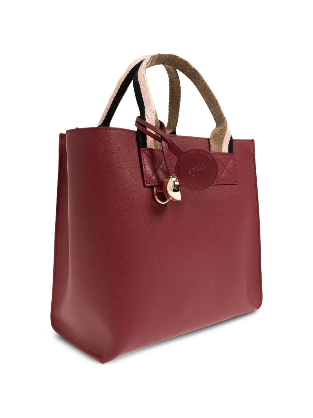 Furla S Divide leren shopper Rood