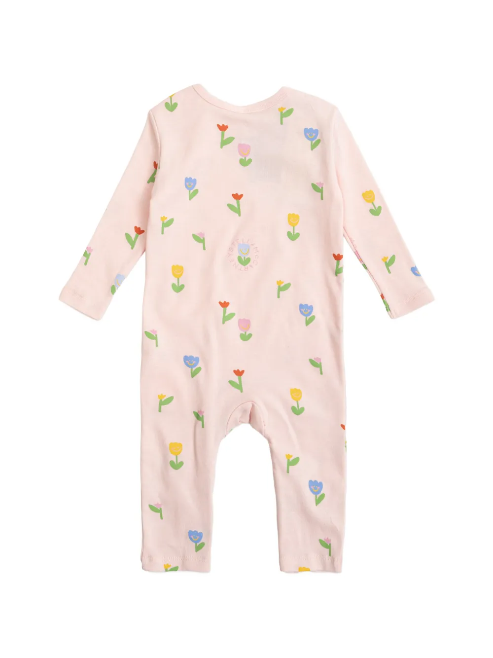  Stella Mccartney Kids Floral-pattern Babygrow - Pink 