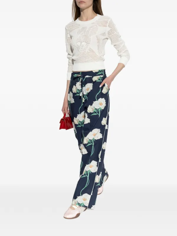 Kenzo Rabbit Crochet Top | White | FARFETCH SG