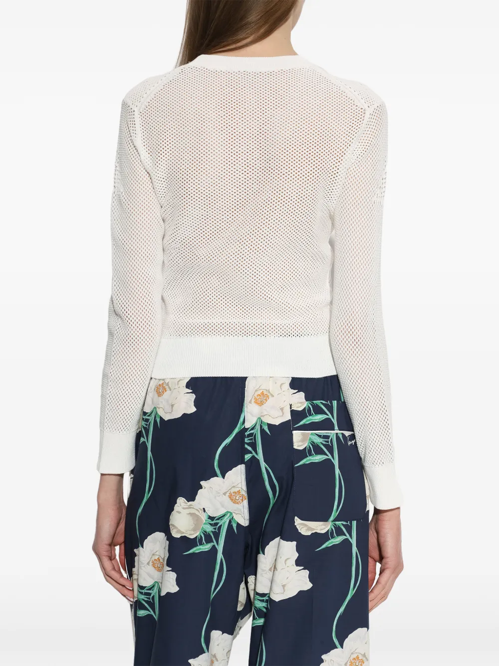 Kenzo Rabbit Crochet Top | White | FARFETCH SG