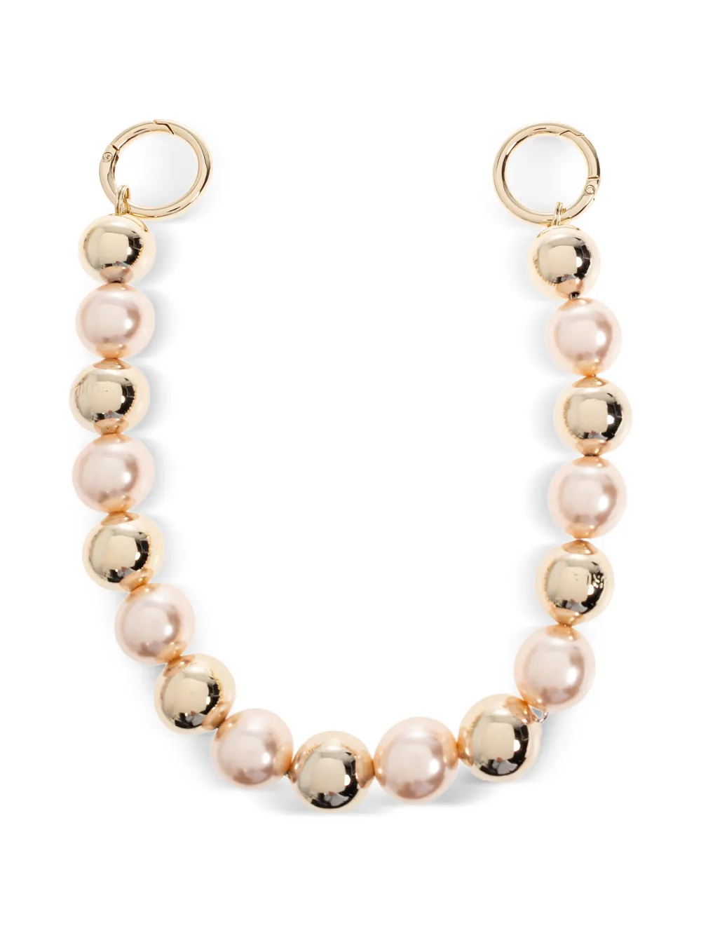 Furla beaded bag strap - Gold