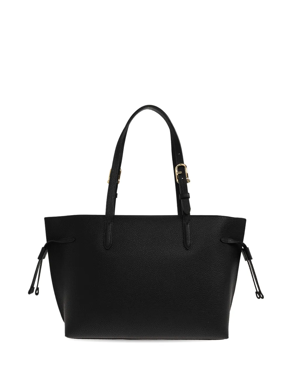Furla Ava grote leren shopper Zwart