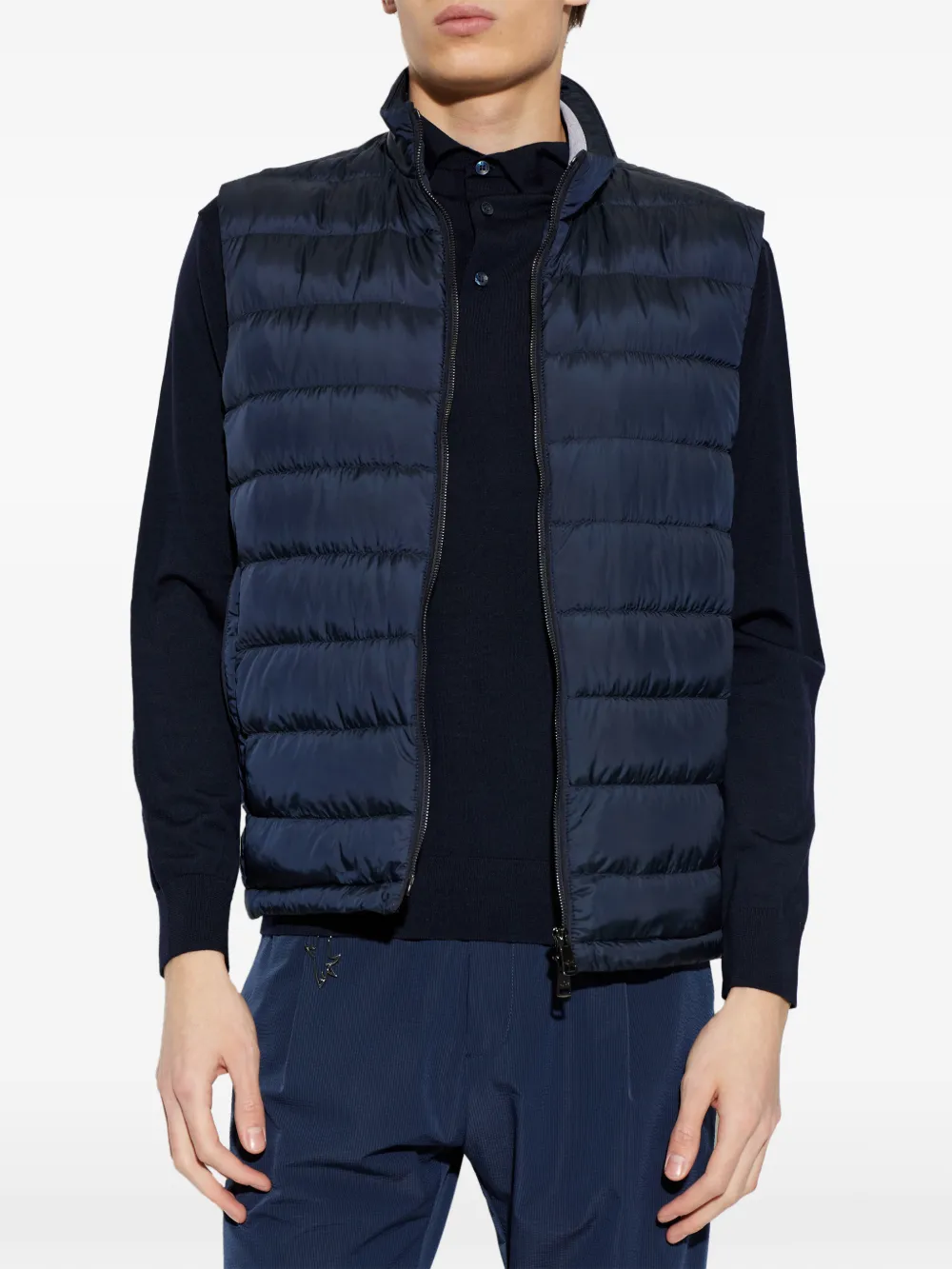 Paul & Shark Gewatteerd jack Blauw
