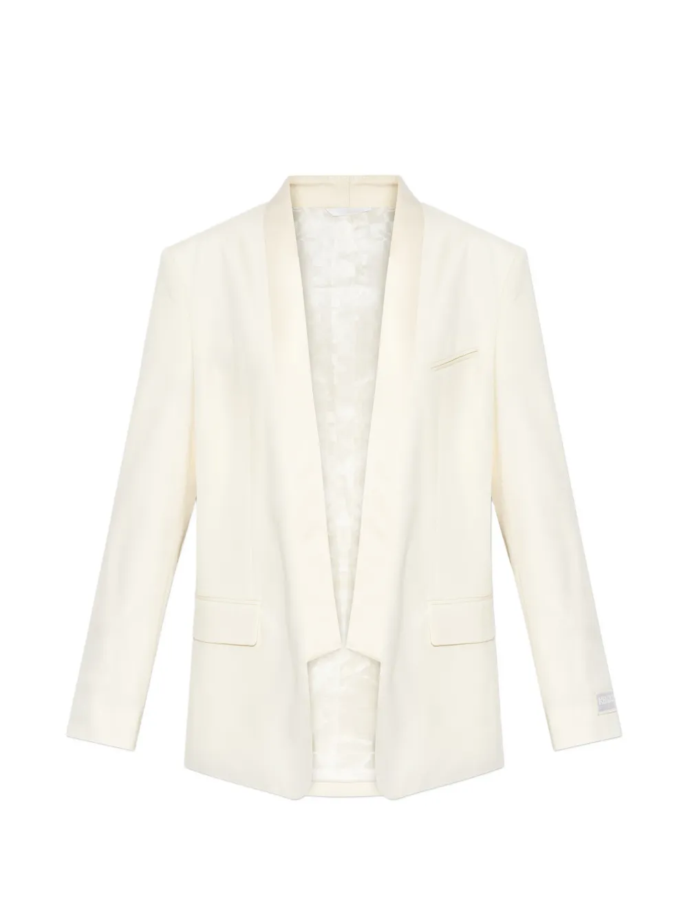 Kenzo shawl lapel pocket blazer - Toni neutri