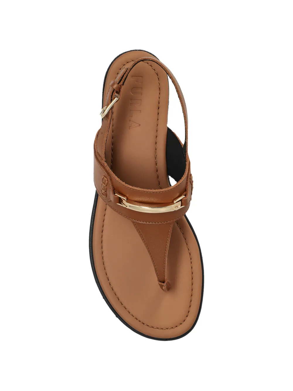 Furla buckle strap sandals Bruin