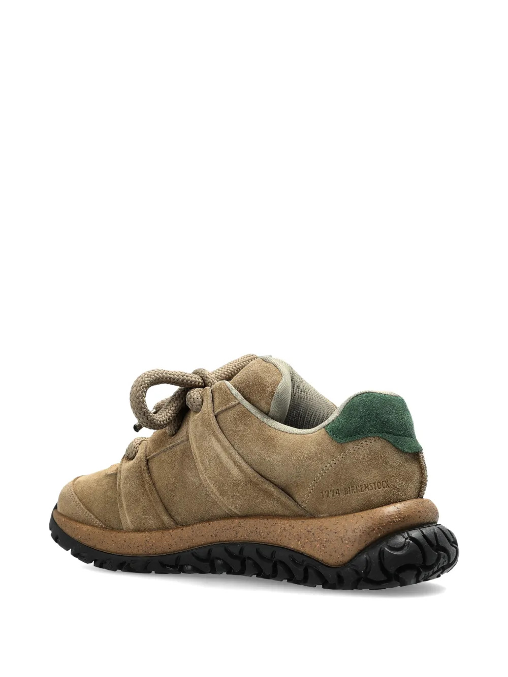 Birkenstock lace-up panelled sneakers Beige