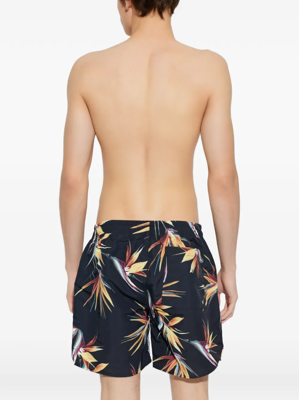 RHUDE Zwembroek met trekkoord Zwart