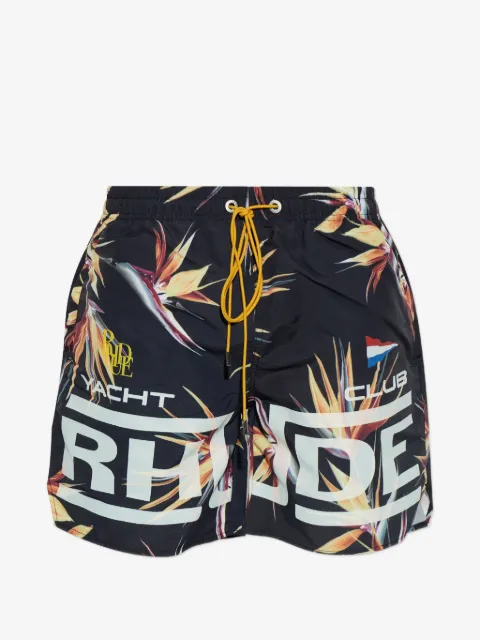 RHUDE short de bain à lien de resserrage
