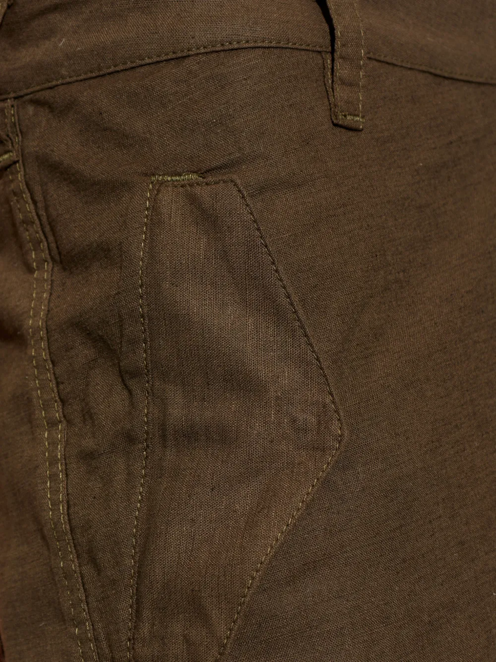 RHUDE Cargo broek met trekkoord Groen
