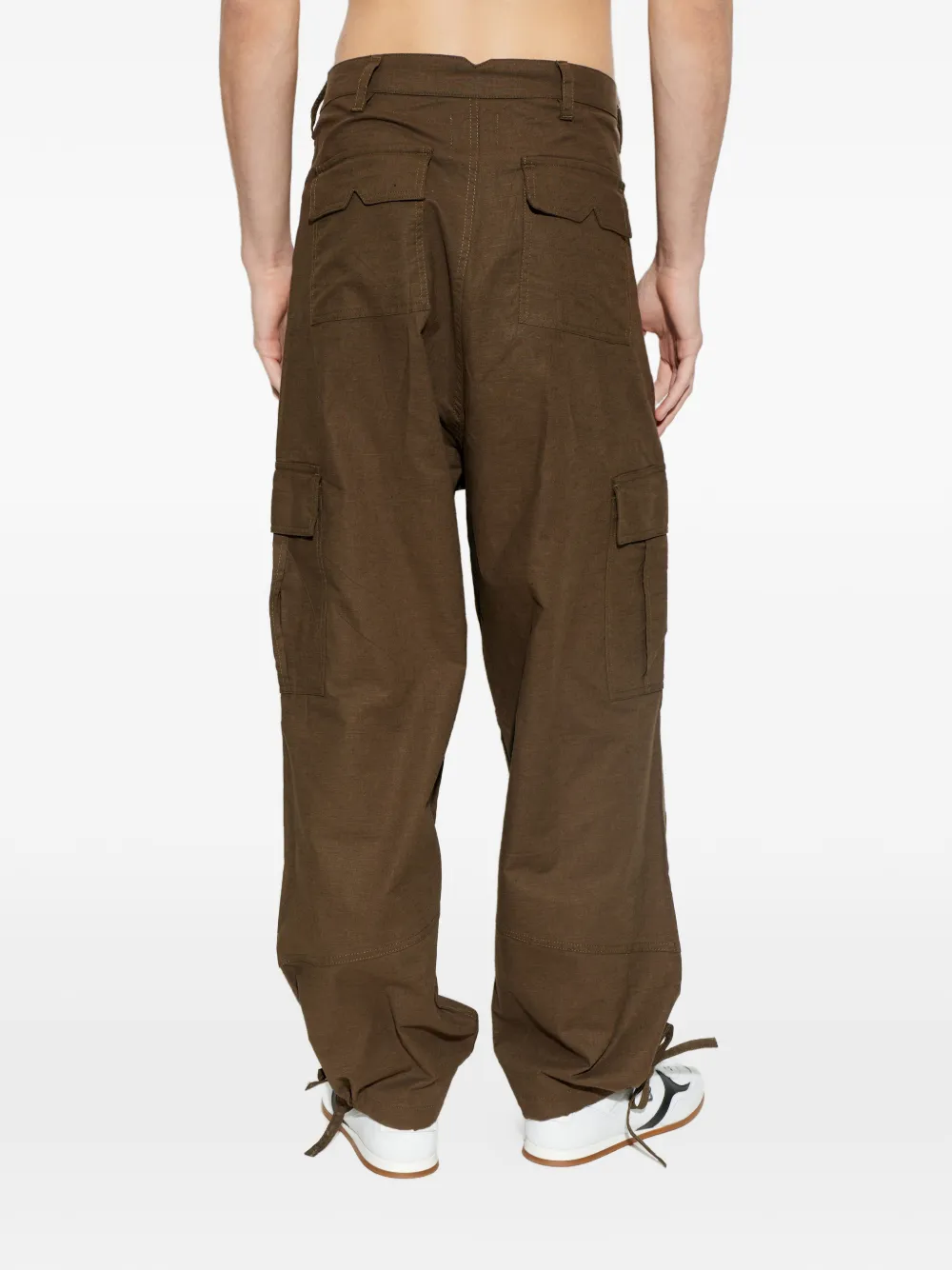 RHUDE Cargo broek met trekkoord Groen