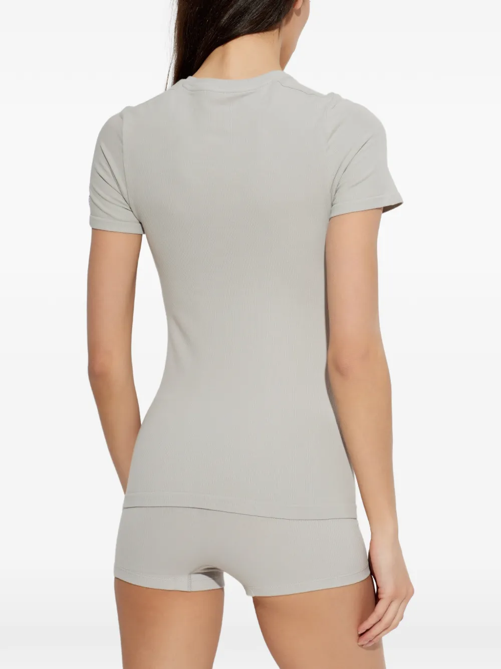 MM6 Maison Margiela Geribbeld T-shirt Grijs