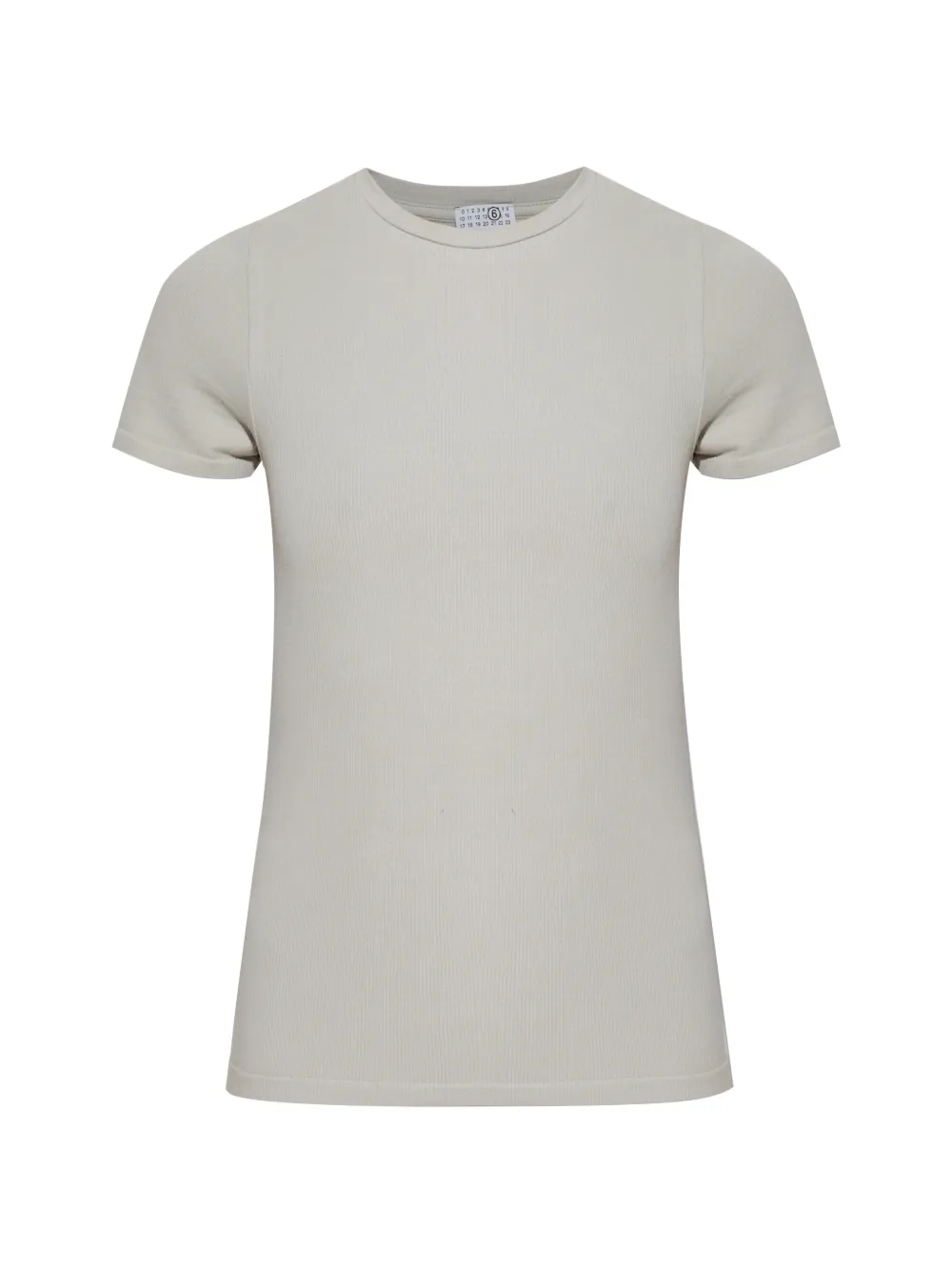 MM6 Maison Margiela ribbed T-shirt - Grau