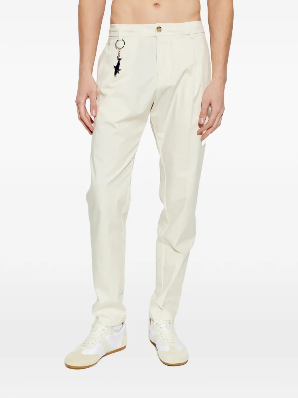 Paul & Shark Broek met haaienbedel Beige