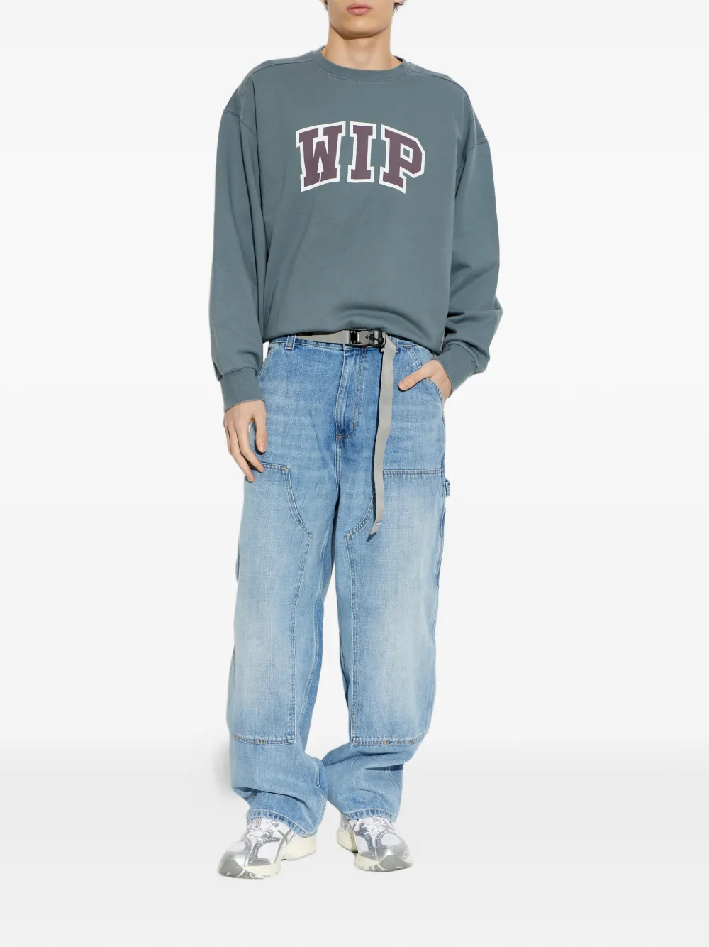 Carhartt WIP Sweater met ronde hals Blauw