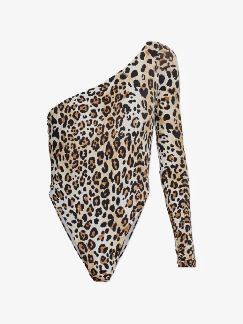DSQUARED2 one-sleeve animal-print body