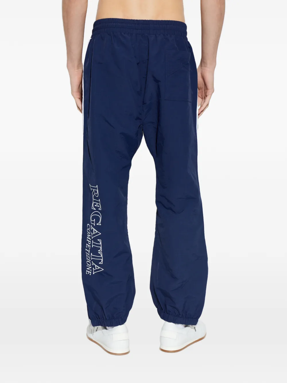 RHUDE Broek met zijstreep Blauw