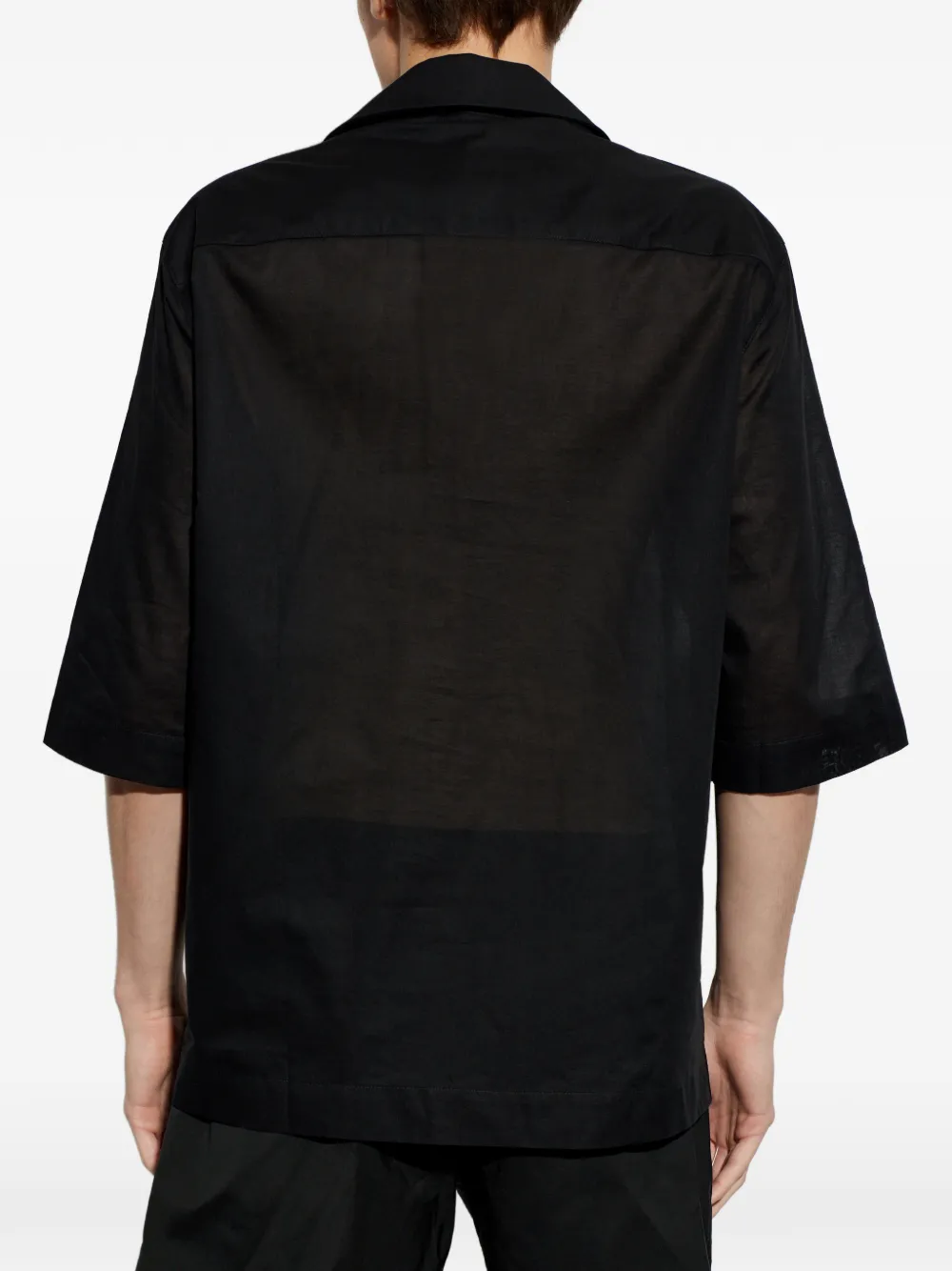  Balmain Camisa Con Botones - Negro 