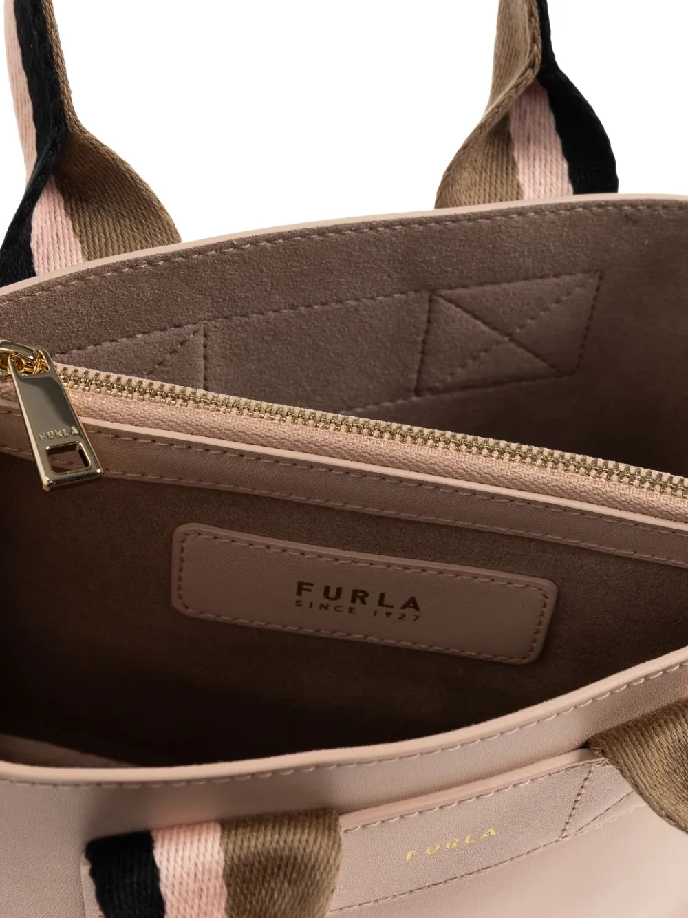 Furla Divide mini-shopper Roze