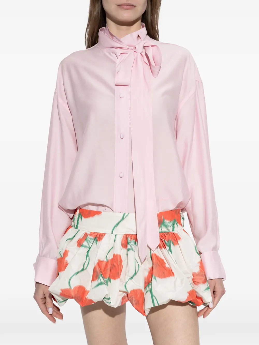 Kenzo Linnen blouse Roze