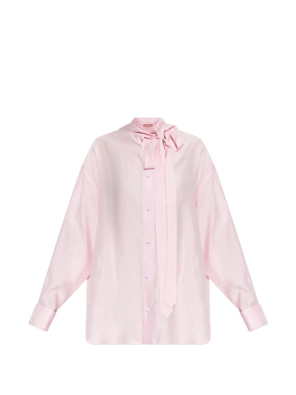 Kenzo tie-neck shirt - Rosa