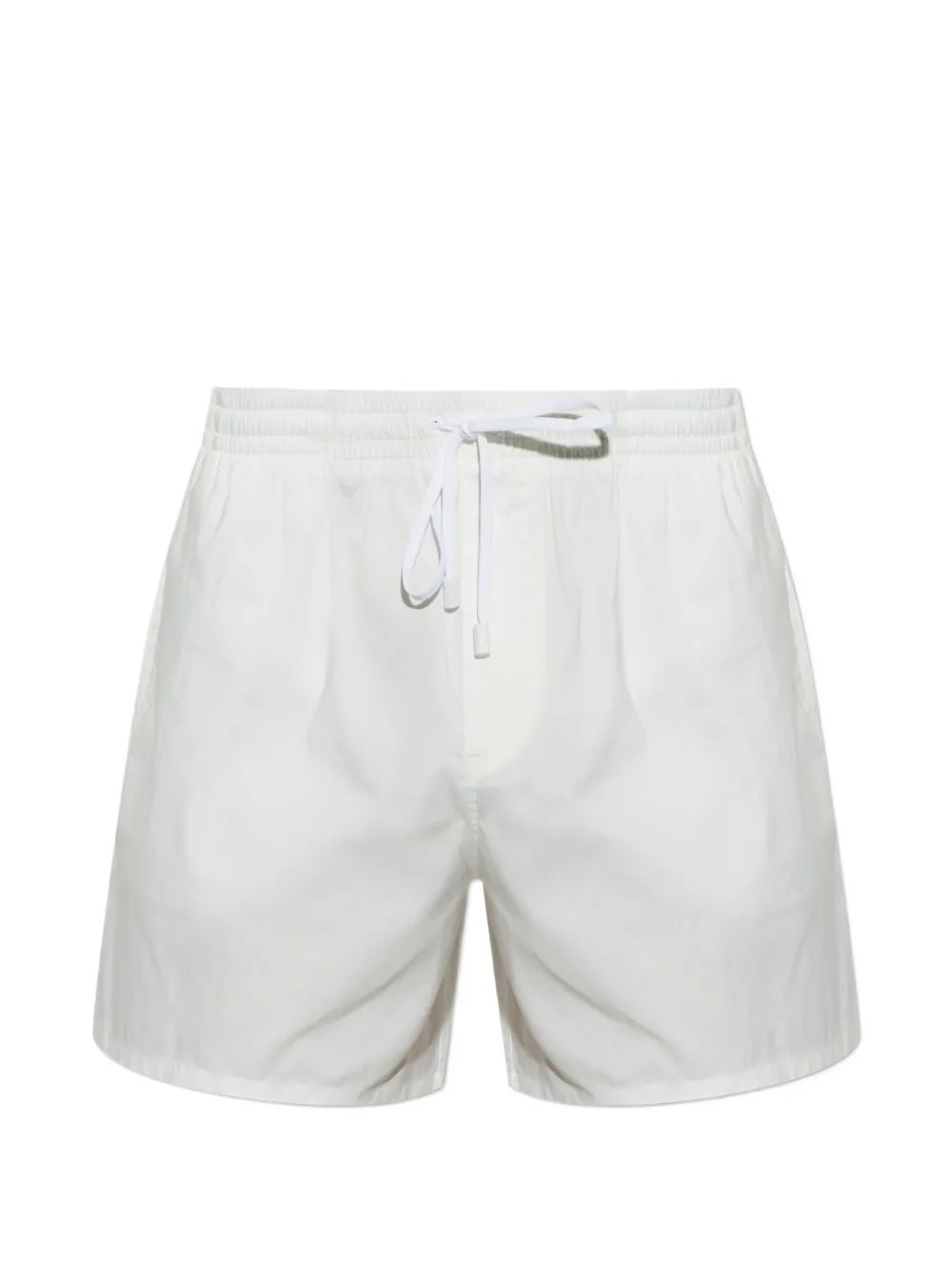 Balmain logo-embroidered swim shorts - Bianco