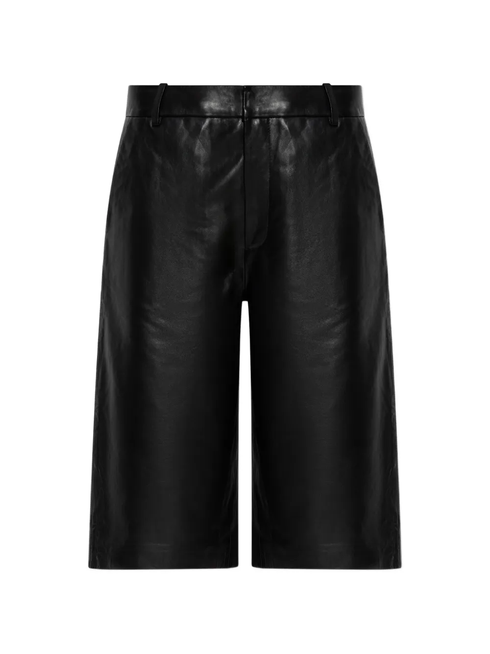 Gestuz leather shorts - Nero