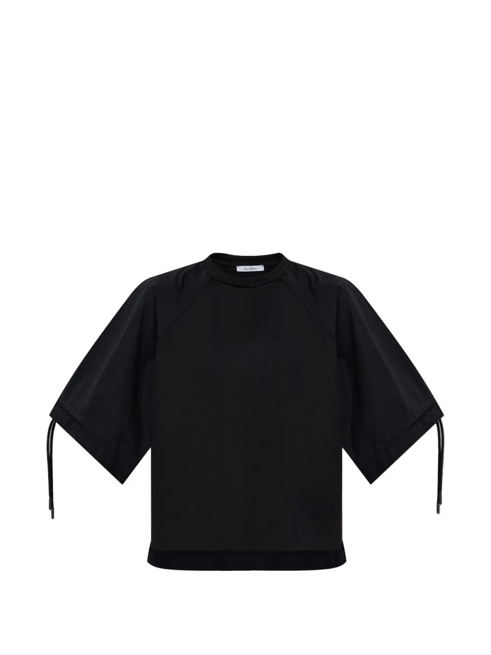 Max Mara Top con coulisse - Nero