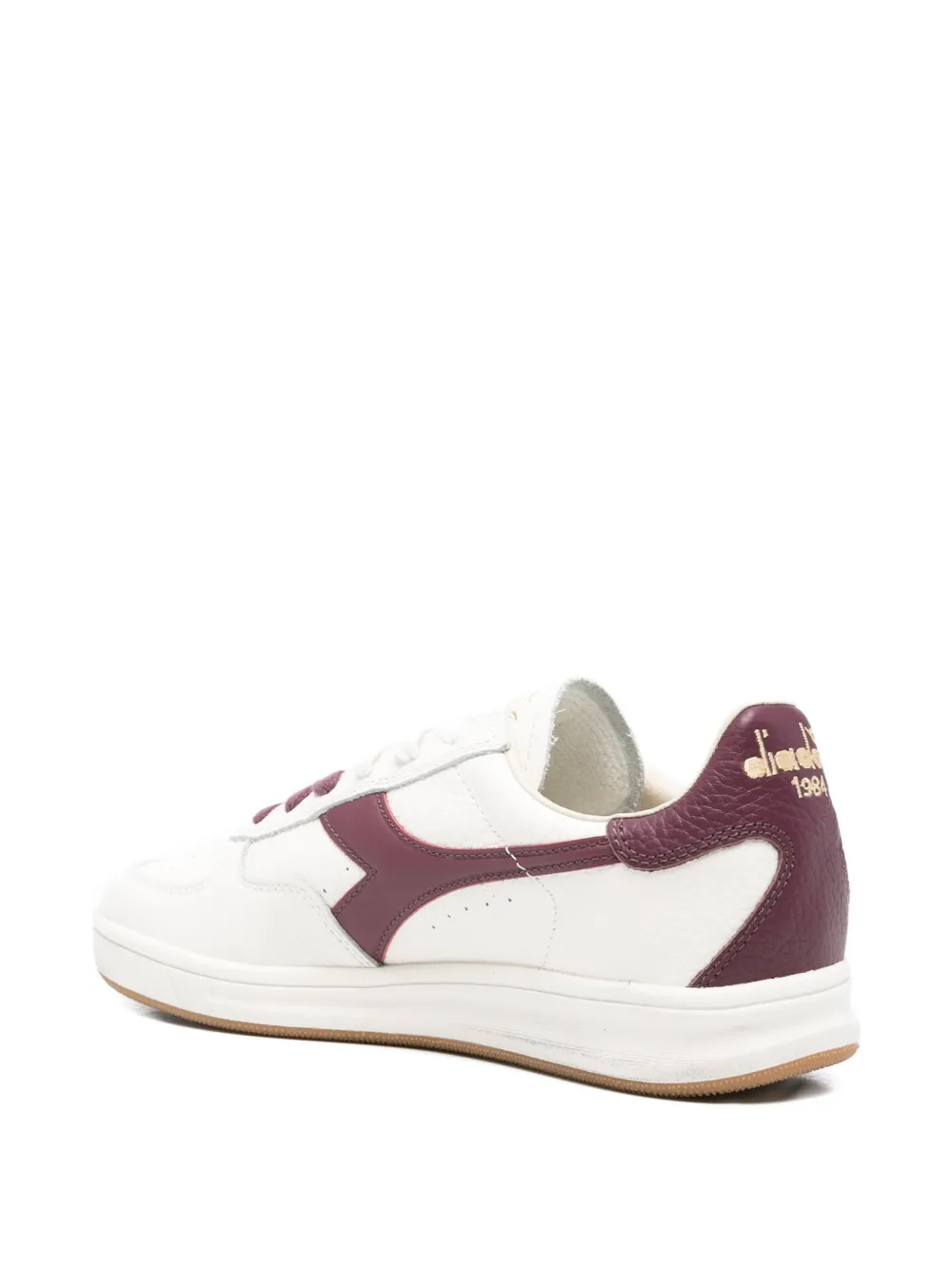 Diadora Elite Dominio leren sneakers Wit