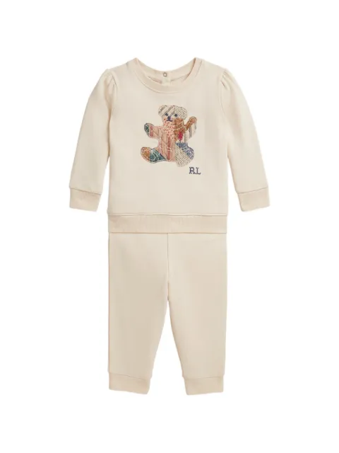 POLO RALPH LAUREN KIDS survêtement à design patchwork
