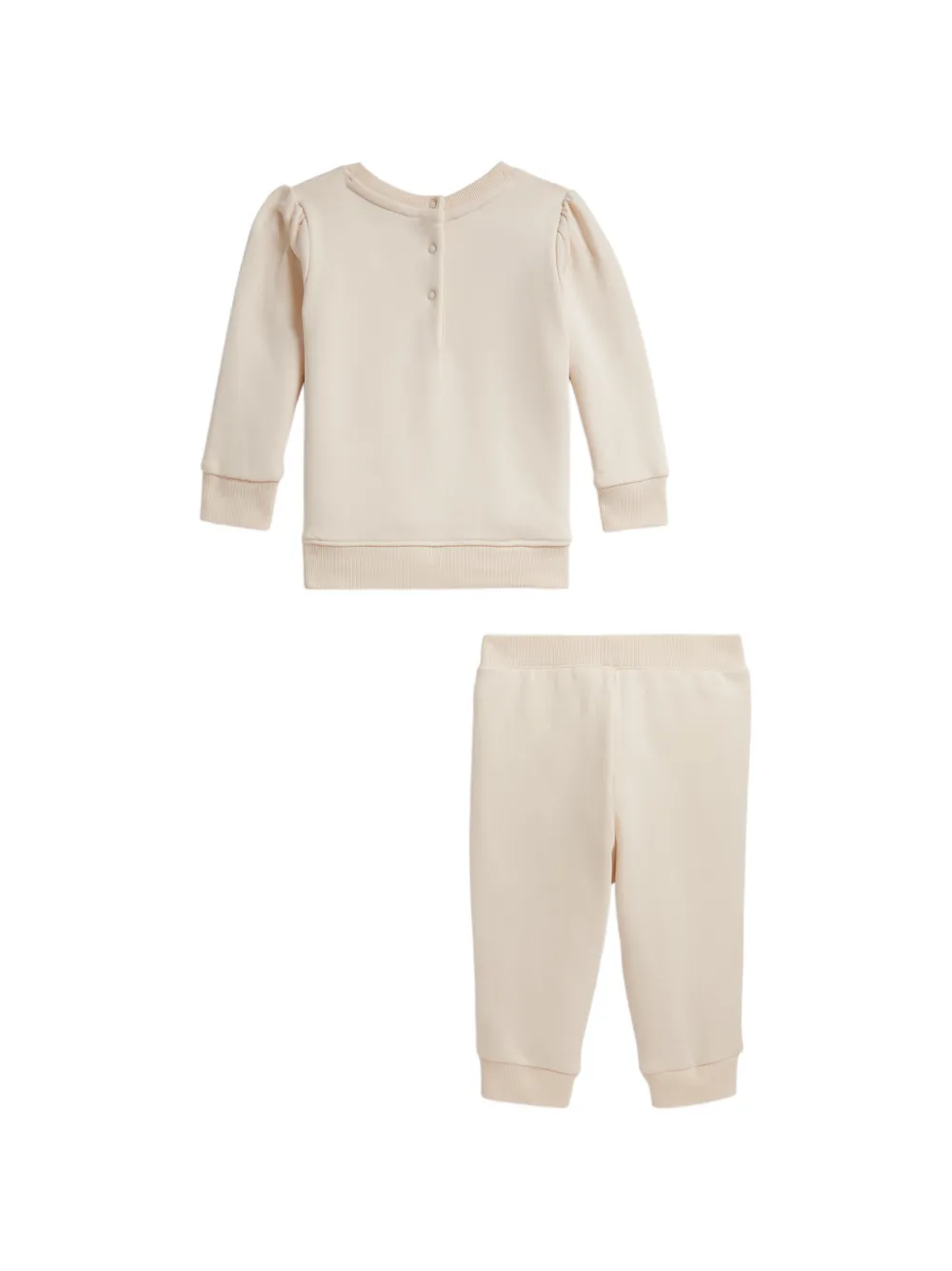 POLO RALPH LAUREN KIDS Trainingspak met patchwork Beige