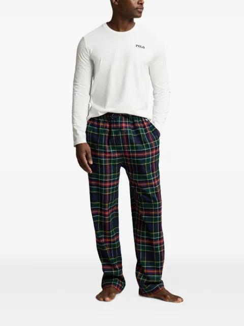 Polo Ralph Lauren Conjunto de pijama flanelado xadrez