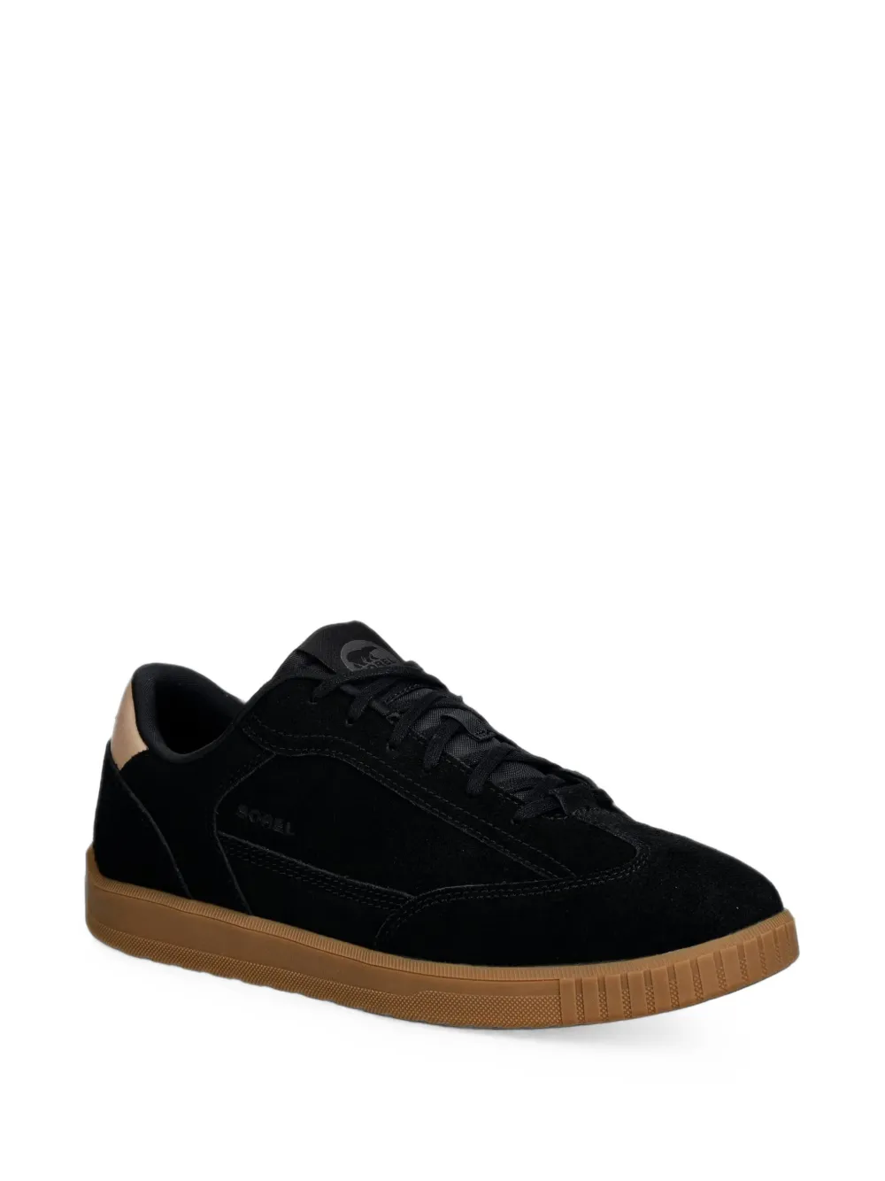 SOREL Ona Drift suede-panelled sneakers Zwart