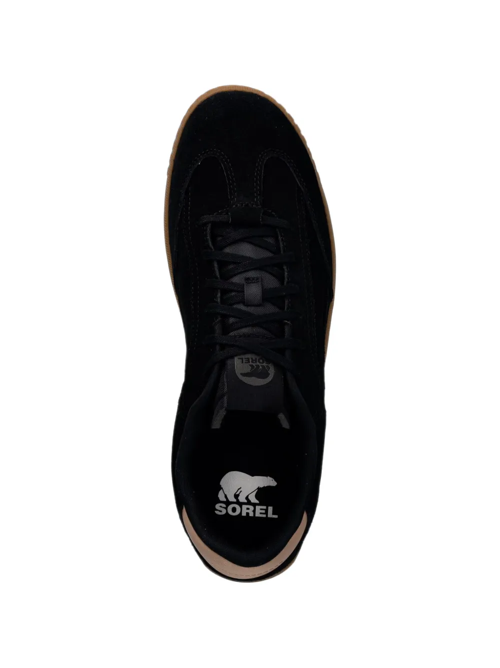 SOREL Ona Drift suede-panelled sneakers Zwart