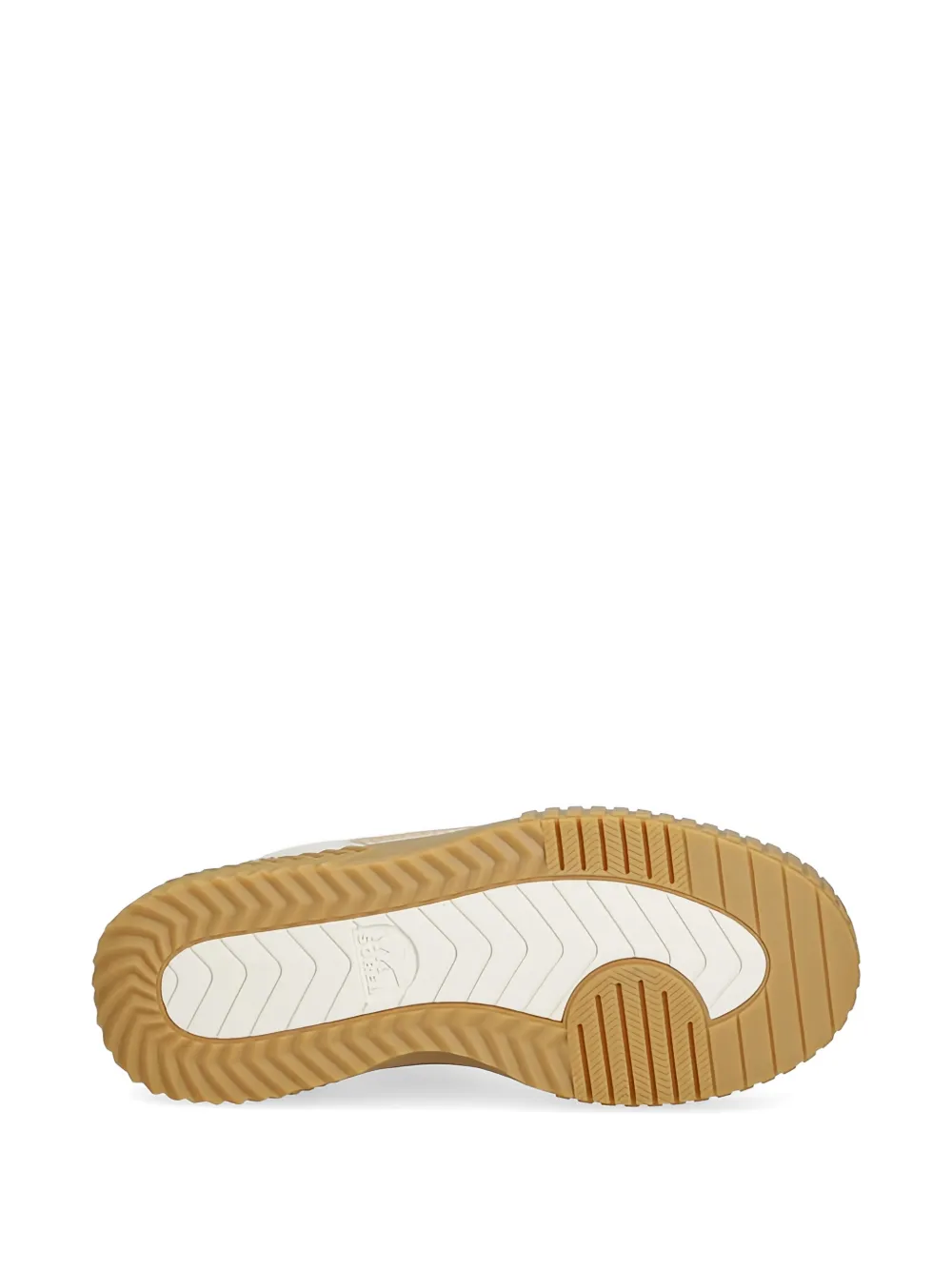 SOREL animal print platform sneakers Beige